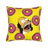 S-Simpsons Characters Group Portrait Pillow Cover Custom Cushion Cover Retro Trendy Pillow Case For Living Room Chair