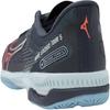 Tennisschuhe Wave Exceed TOUR 5 AC All Court Vereinsaktivitäten Leichtgewicht Spielplatz Weich cm 2E [Mizuno] Marineblau/Koralle/Türkis 28.5