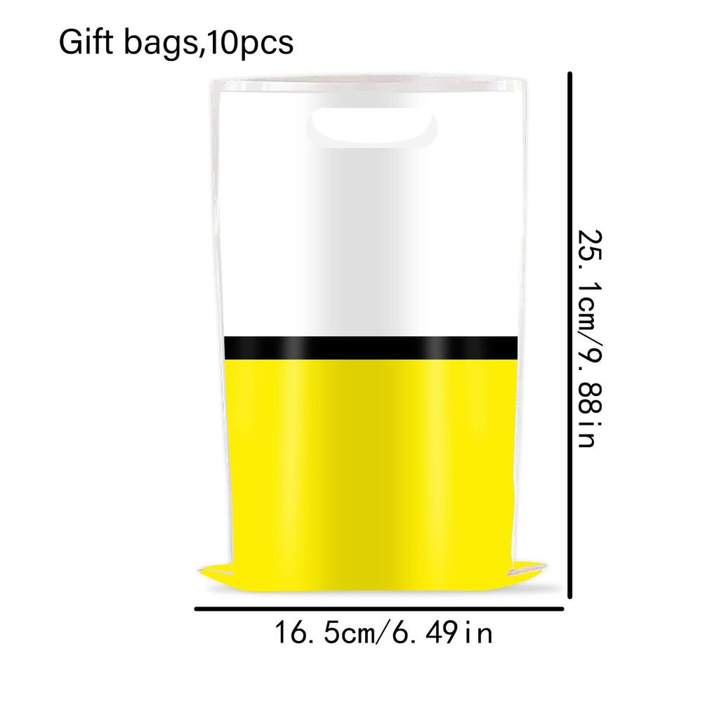 Labubu Capybara Themed Childrens Party Favor Bags With Glitter Handle For Birthday Celebrations