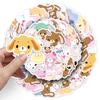 Honey Bunny Graffiti Stickers: 50 Cute Cartoon Sanrio Dessert Bunny Guka Stickers for Phone, Journal, and Stationery.