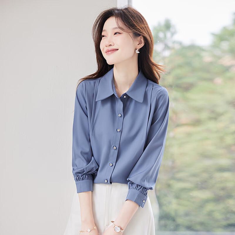 Trolman Women s Long-Sleeve Professional Blouse 2XL