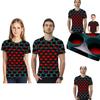 Hypnosis Honeycomb 3d T-shirt Men Women Kids Vibrant Colorful Print Short Sleeve Tee
