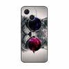 For Tecno Spark 40C Case Flowers Soft Silicone TPU Phone Cases For Tecno Spark 40C Shockproof Cool Wolf Flowers Protective Cover