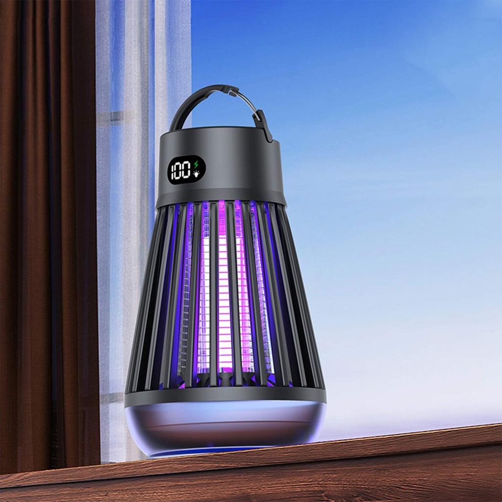 Multifunctional Mosquito Killer for Mothers and Babies, Household Outdoor Portable Electric Shock Mosquito Killer Lamp, Camping Lamp
