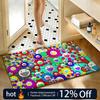 Soft Absorbent Non-Slip Rug Artist Takashi Murakami Floor Mat Home Decor Doormat Bedroom Floor Mat Shower Carpet