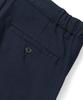 KULTE Men'S Fleece-Lined Elastic Waist Chino Pants Navy