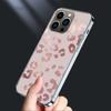 Leopard Print Pink Phone Case For Iphone 16E 15 Pro 14 Plus 17E 16 17 Pro Max Air 11 12 13 Mini Shockproof Capa Cute Cover TP