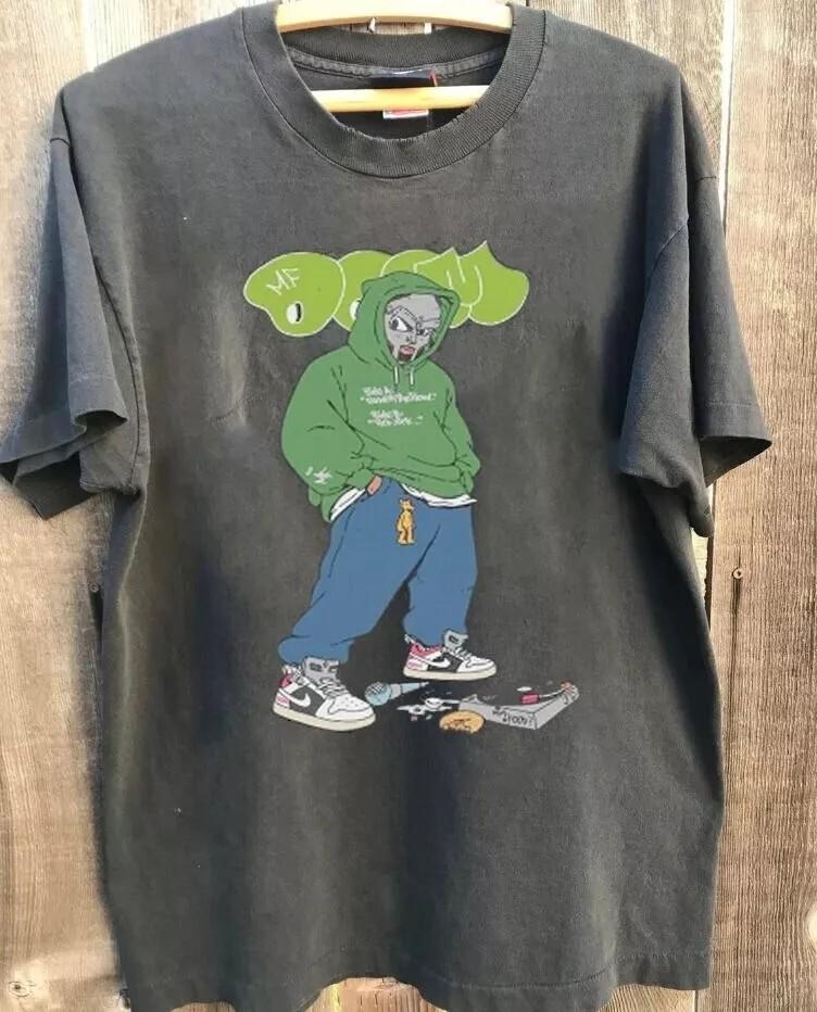 

Футболка MF Doom, MF Doom Вугільний 100% Бавовна Унісекс S-5XL Унісекс Футболка XXL