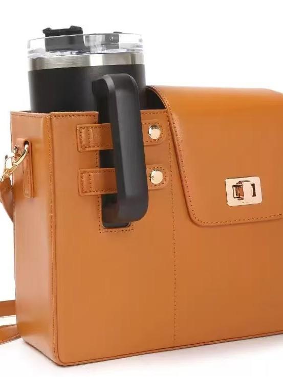 Modna, izolowana torba crossbody na napoje o dużej pojemności