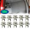 50pcs Car Trunk Lining Retainer Car Trim Panel Lining Clips Car Interior Accessories For VW Volkswagen T4 T5 Transporter Eurovan