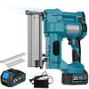 Tacker Furniture Staple Woodworking Power Tools Brushless 2 In 1 Electric Nail Gun Cordless Portable Frame Nailer