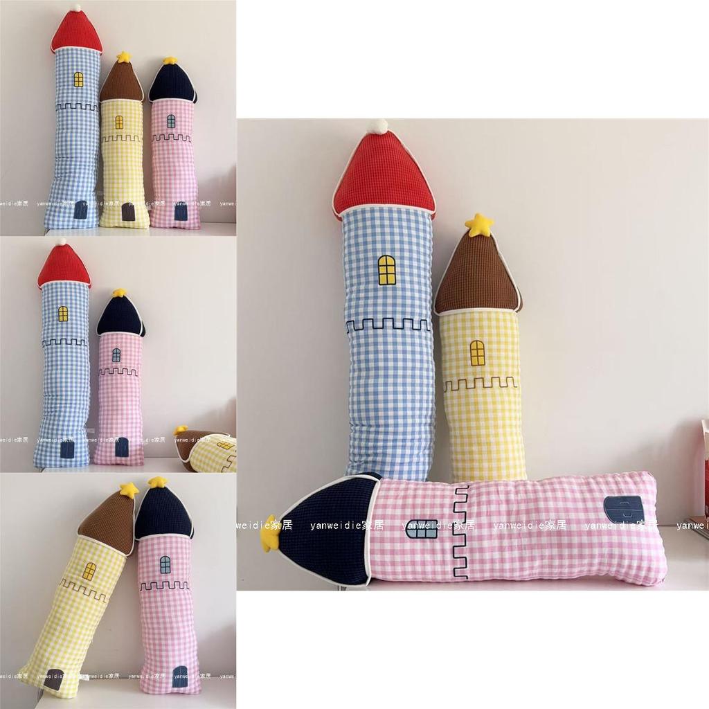 Cute Cartoon Girl Sleep Leg Support Pillow With Removable Cover For Bedside Comfort