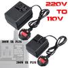 Trasformatore di tensione 200/300W Converti AC 220V/240V in 110V/120V Adattatore di alimentazione da viaggio Spina UK