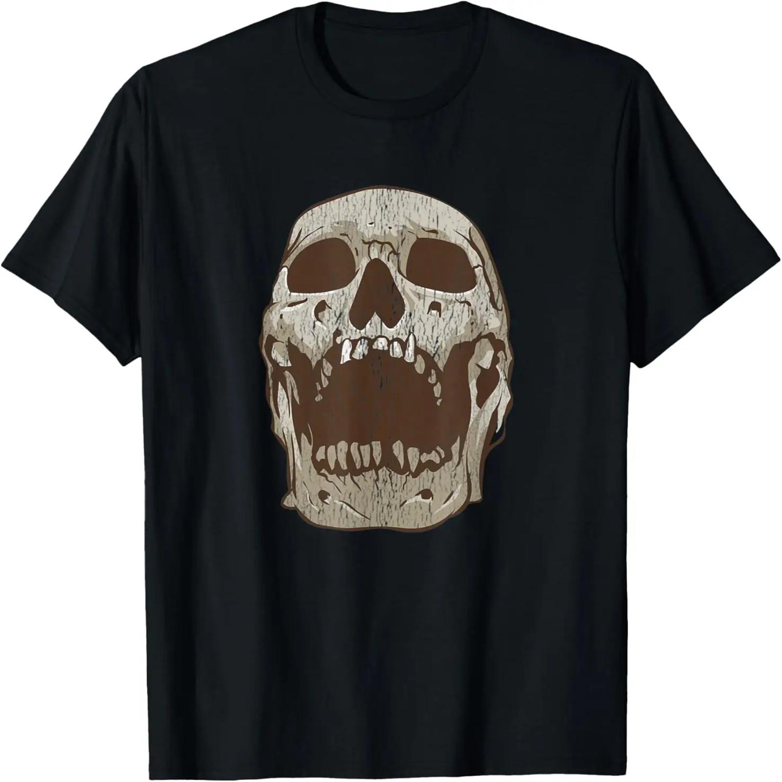 

Vintage Skull Tshirt For Men Horror T-Shirt XXXXXL чёрный