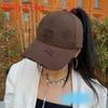 Embroidered Letter G Unstructured Baseball Cap With Sun Protection For Casual Summer Wear
