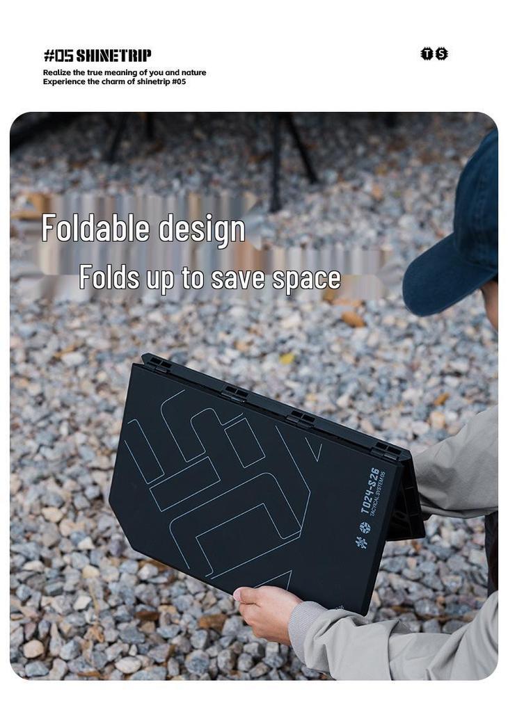 Mountain Fun Ultra-Light Folding Tactical Table: Portable, Detachable, Lightweight Camping Table for Outdoor, Motorcycle Touring, and Mountaineering.