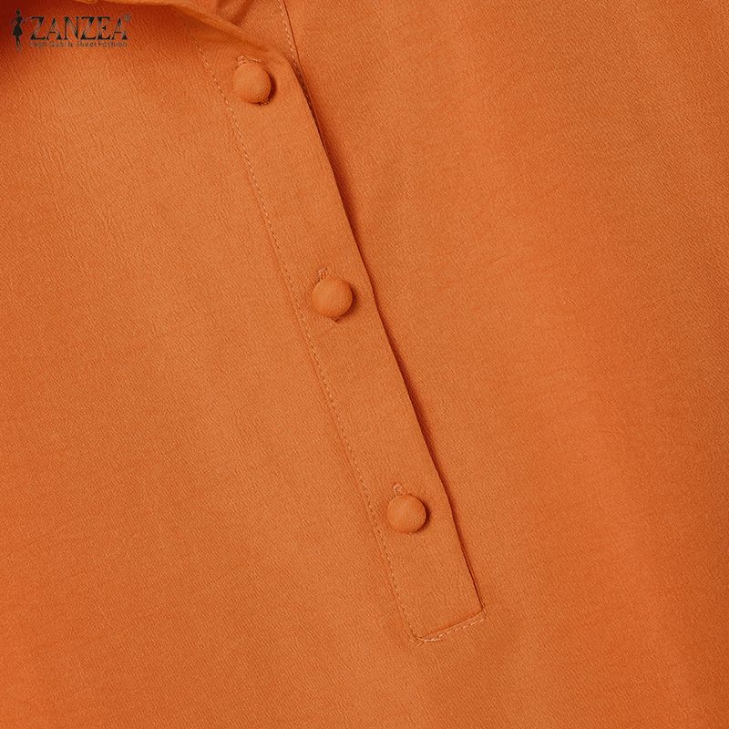 ZANZEA Two Piece Suit Women Lapel Neck Long Sleeve Shirts and Pants Casual Sets Outfits