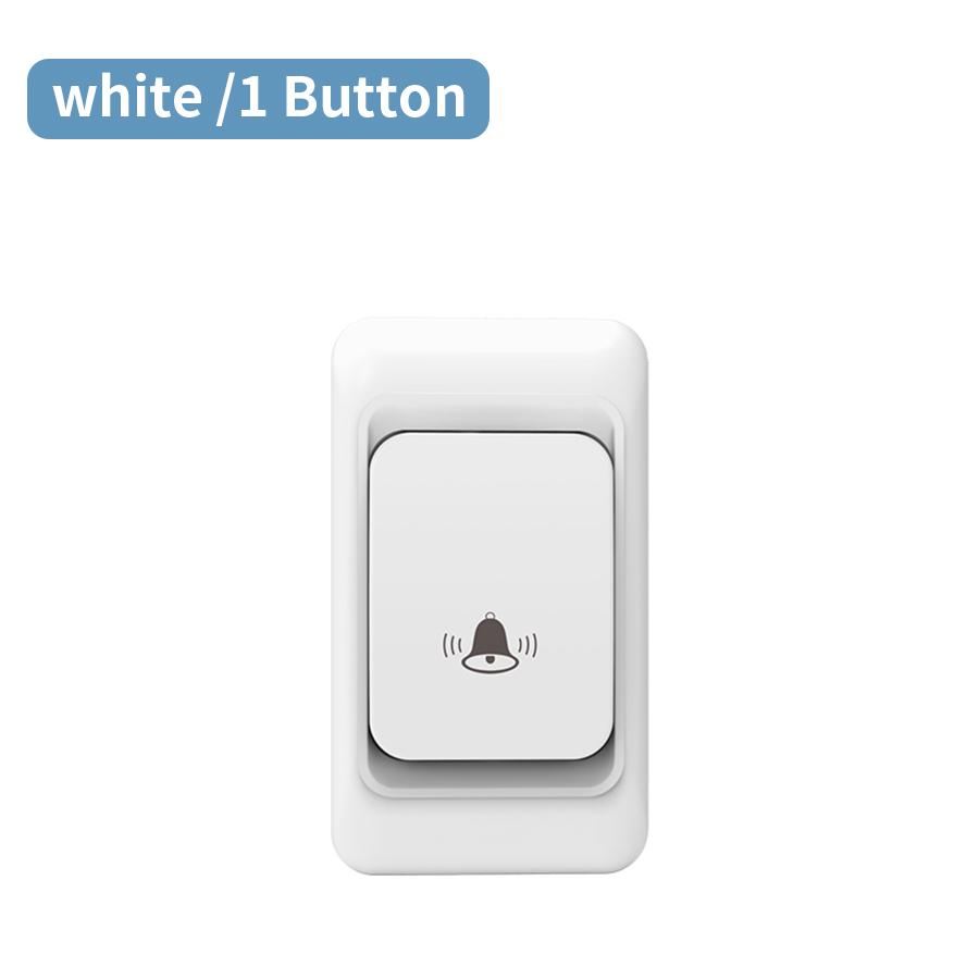 RF 433MHz Wireless Doorbell Waterproof House Chime 100M Remote EU US Plug Home Remote Welcome Door Bell Calls 38 Ringtones