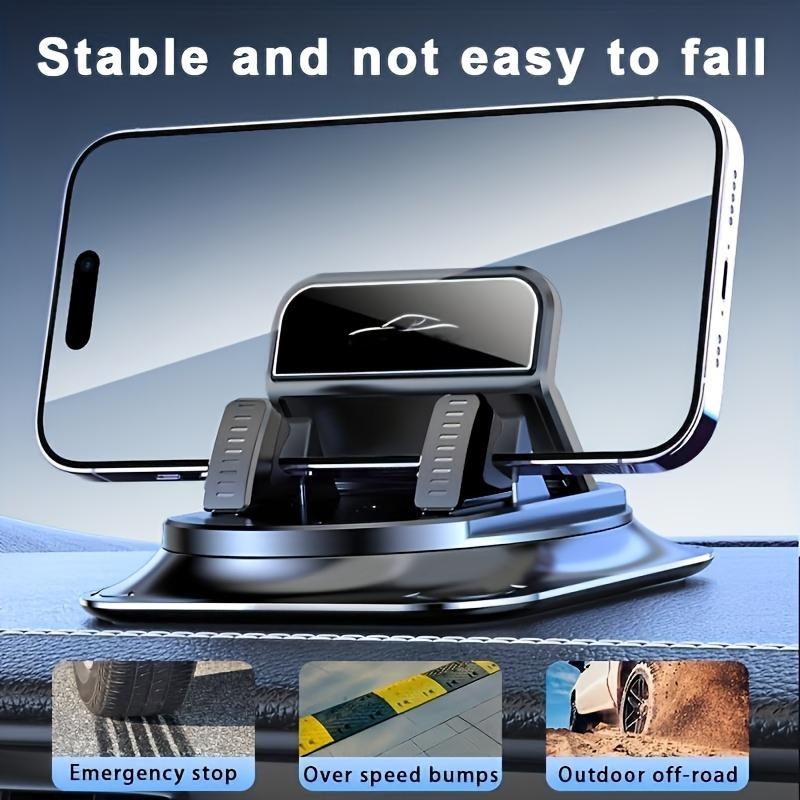 360° drehbarer Auto-Handyhalter Rutschfeste Basis Verstellbar für Armaturenbrett Schreibtisch Verwendung für iPhone Android Smartphones Drehbarer Arm für freihändiges Fahren
