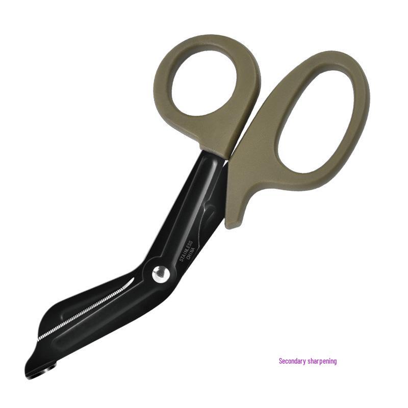 7.5-Inch Stainless Steel EMT Bandage and Gauze Scissors with Angled Tip