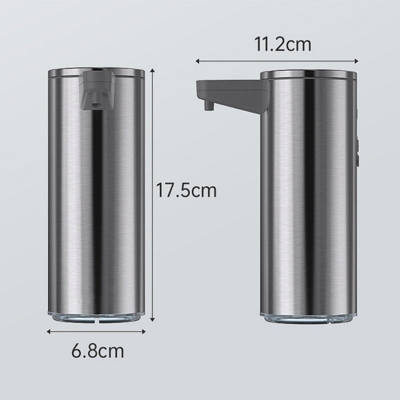 Stainless Steel Intelligent Automatic Sensing Soap Dispenser, Non-contact Household Kitchen Bathroom Wall Mounted Soap Dispenser