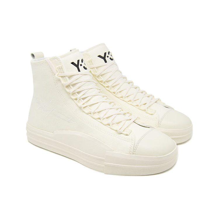 Y 3 Yuben Mid top Scarpe da Skateboard alla Moda Unisex Ecrù EH1386