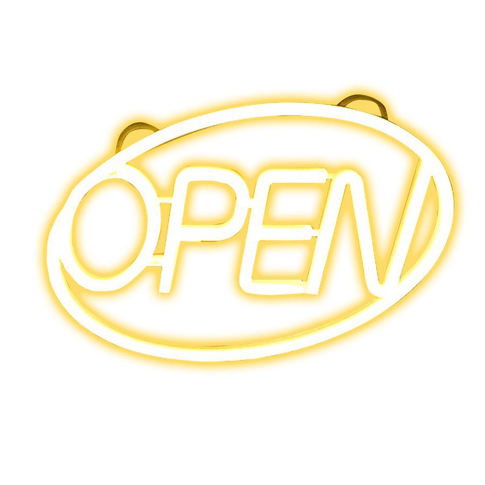 LED Open Signs For Business, Neon Open Sign, Battery/USB Powered Open Sign With ON/OFF Switch For Bar Shop Coffee Salon Hotel Store Walls Window Door