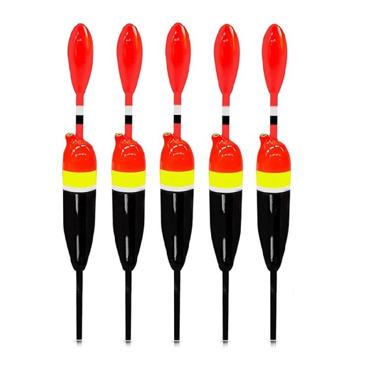 5pcs Fishing Floats and Bobbers Slip Bobbers Saltwater Fishing Balsa Float Crappie Trout Fishing Bobber