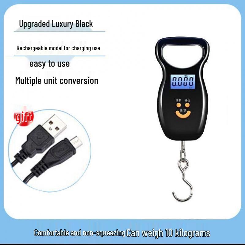 Portable Electronic Kitchen Scale: 50kg Capacity for Vegetables and Fish