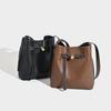 Niche Design Autumn and Winter Small Leather Bag Shoulder Bag Crossbody Bag Bucket Bag Fashion Women's Bag Large Capacity