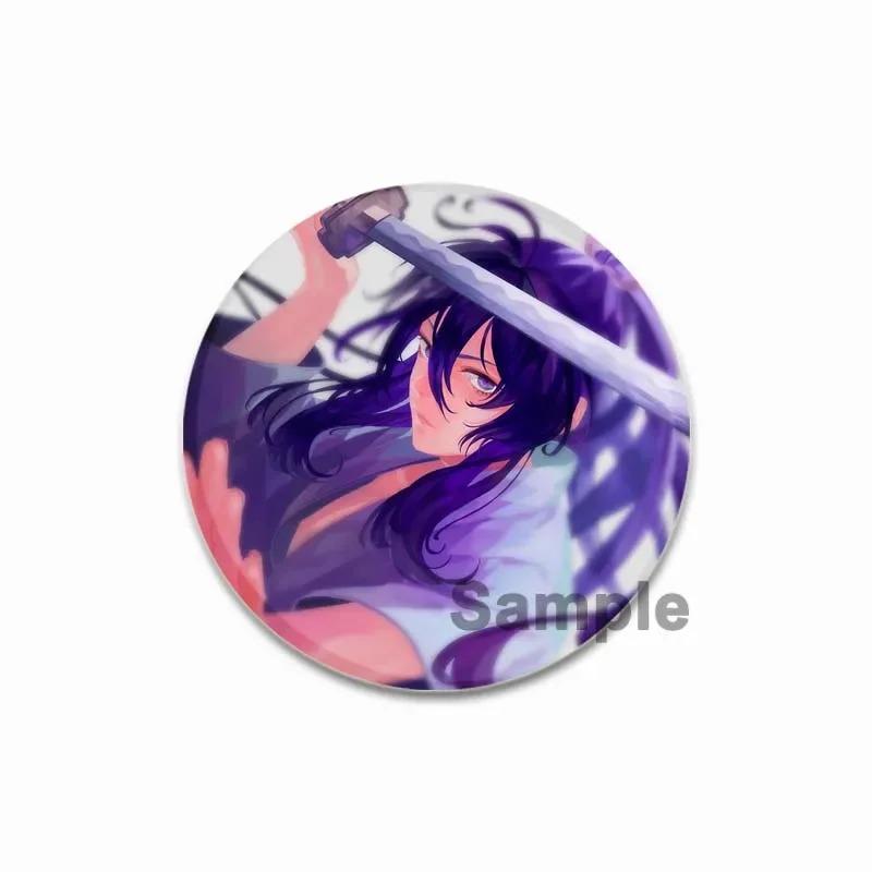 32/44/58MM Tinplate Brooch Ensemble Stars SOUMA KANZAKI Round Pins Cute Cartoon Badge for Backpacks Clothes Accesoory Jewelry