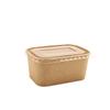 Disposable Kraft Paper Takeaway Food Containers