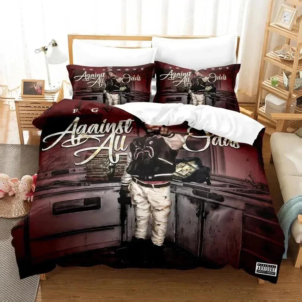Rip Jaydayoungan Rapper Bedding Set Boys Girls Twin Queen Size Duvet Cover Pillowcase Bed Kids Adult Fashion Home Textileextile