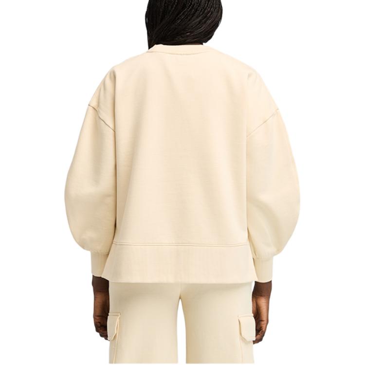 Timberland Casual Loose Round Neck Long Sleeve Sweatshirt Women sweatshirt Light-Brown A5ZX7-EFL