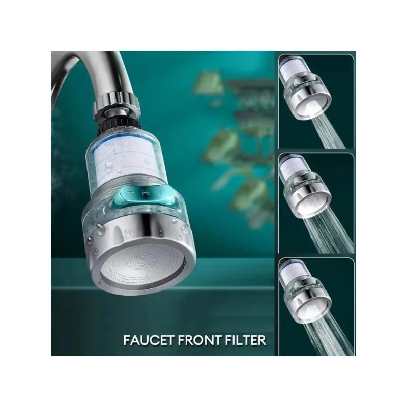 

Вращающийся на 360 градусов фильтр для очистки воды, универсальный фильтр для кухни, ванной комнаты, душа, бытовой фильтр, полипропилен, хлопок, высокая плотность