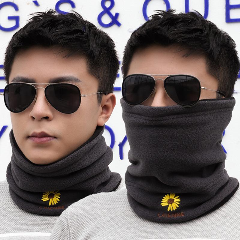 

Мужская модная защита шеи и теплая повязка на голову, шарф для женщин, осенне-зимняя езда на велосипеде, ветрозащитный и утолщенный флисом one size