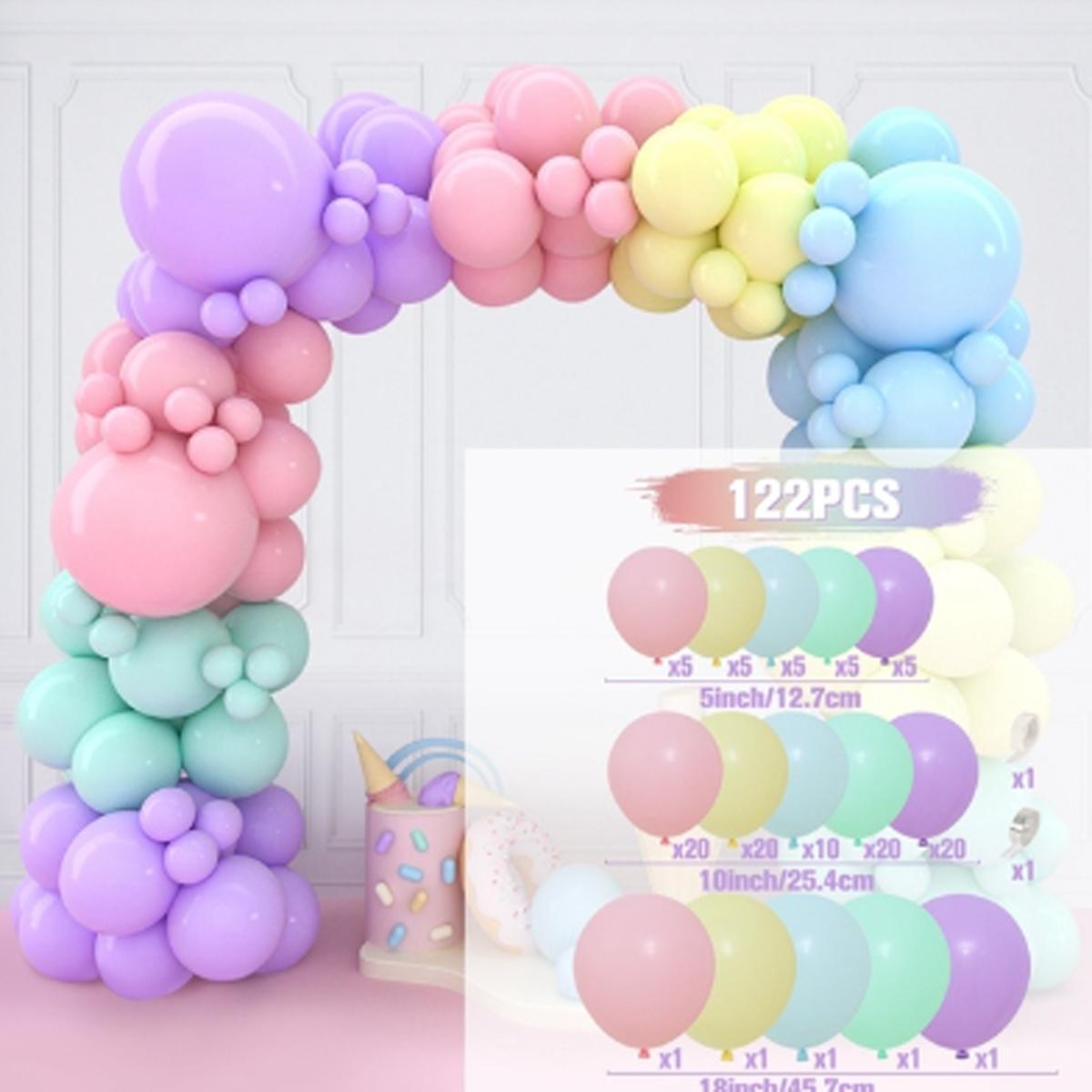 Rainbow Balloon Garland Arch Kit Globālais