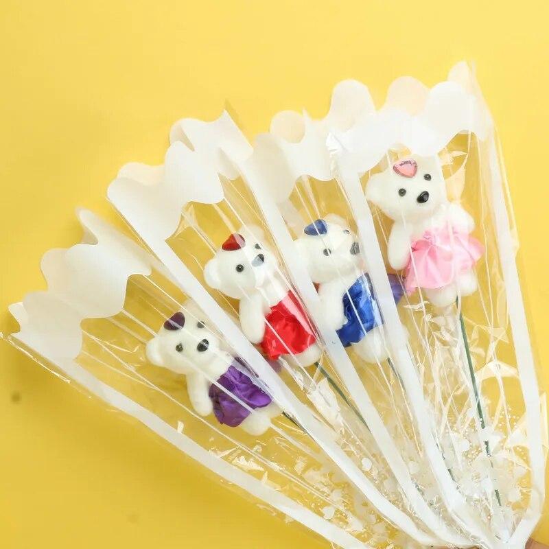 Bär Rose Seife Blume Kreative Rose Bär Blume Bouquet Romantische Valentinstag Geschenke Hochzeit Geburtstag Blume Zimmer Home Decor