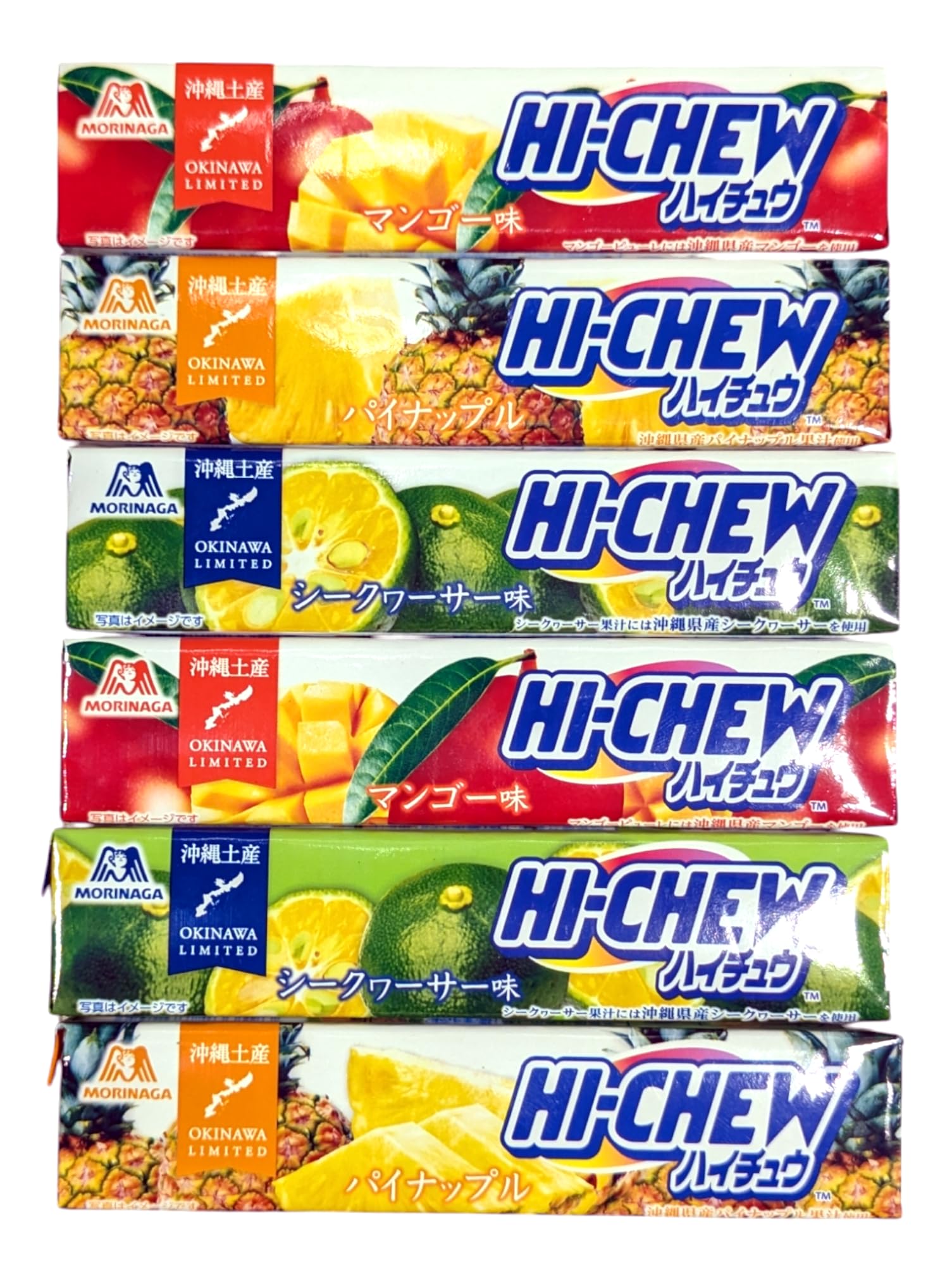 

Okinawa limited Ананас Шикуваса Манго 6 штук 3 вида набор Hi-Chew