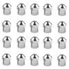 30/20/10pcs Tire Valve Caps for Cars Motorcycles Bike Valve Cap Round Head Chrome Plating Material Plastic Dust Proof Covers