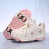 New Runaway Shoes Four-Wheel Pulley Shoes Boys Children Shoes With Wheels Girls Skates