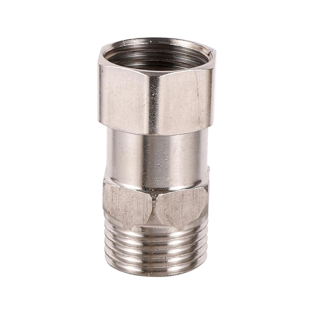 1/2" Außengewinde/Innengewinde Sechskant Messing Verbinder 304 Edelstahl T-Stück Winkel Gerade Adapter Gartenbewässerung Wasserhahn Kupplung