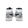 Jordan Air Jordan 1 Cushioning, Wear Resistant Mid Top Vintage Basketball Shoes Men's Gray 554724-092(Team252-S-BOX)