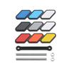 3 Emblemi Griglia Tricolore Per Toyota TRD Tacoma Tundra 4Runner Highlande Rav4 Striscia Presa d'Aria Accessori Auto