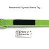 Custom Engraved Dog Collar Personalized Name ID Tag Adjustable Anti-lost Soft Padded Nylon Collar for Active Dogs Pet Necklace