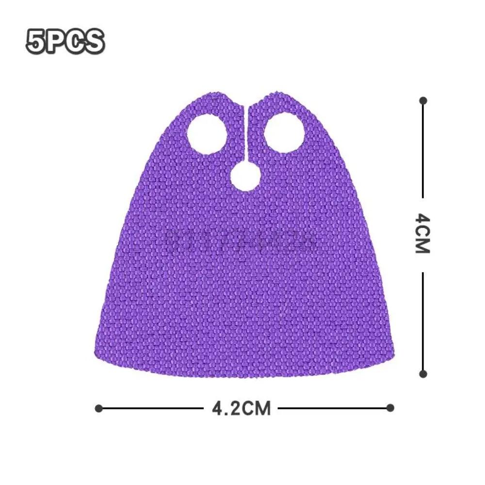 Figuras de Acción de Estrellas Capa Disfraz Ropa Gabardinas Capa Ladrillos Set de Accesorios Piezas Bloques de Construcción Capas Figuras Juguetes para Niños