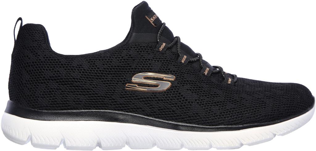 Кроссовки Skechers Leopard Spot черные (149037-BKRG)