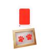 Print Frame & Ink Pads Kit,Dog Or Cat Print Kit,2 No Mess Ink Pads For Pet,Print Pad For Dogs,Wooden Pet Memorial Frame,Personalized Pet 1ml
