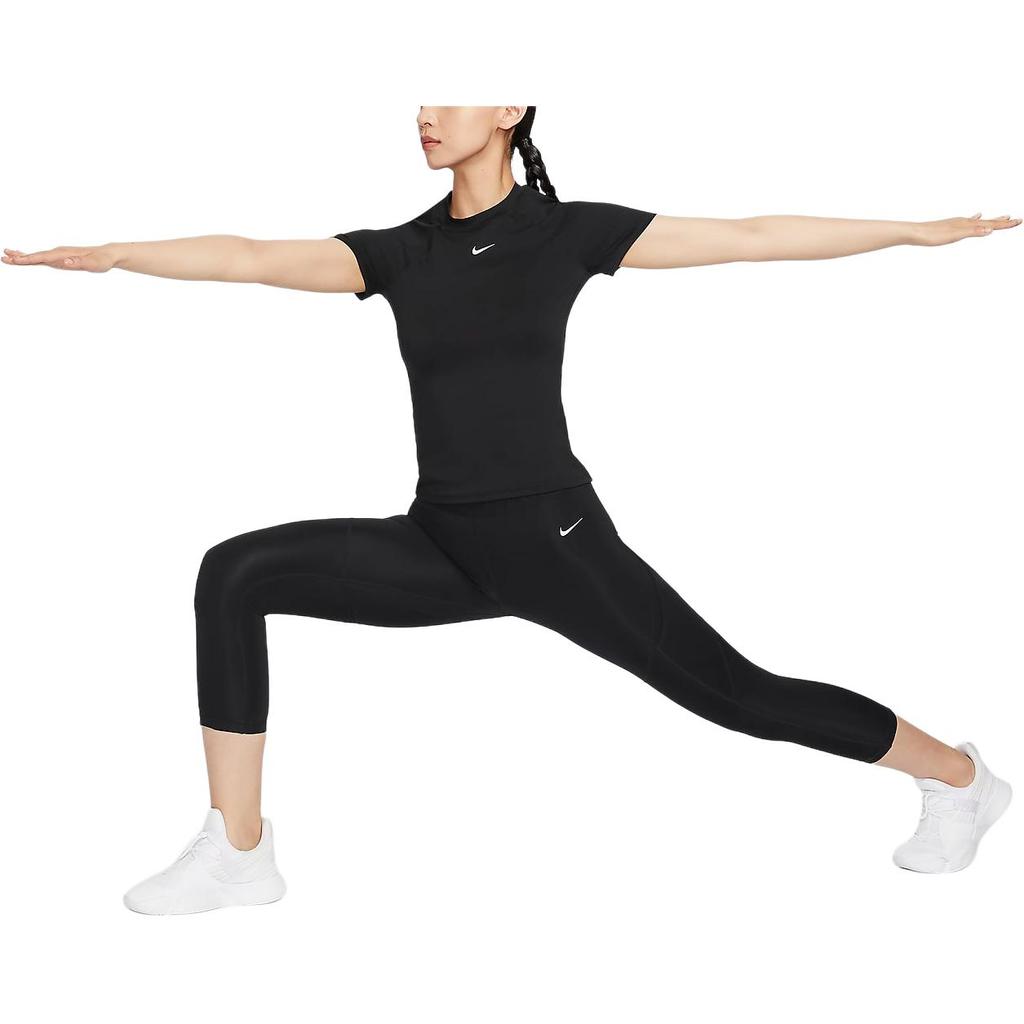 Nike Dri Fit T Shirt Women's Black/White FV7843-010