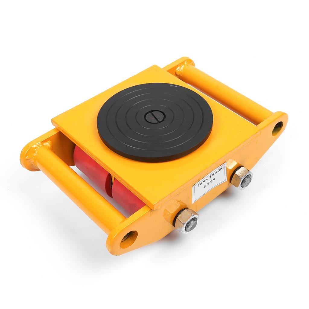 Cast Steel And PU Durable Machine 6T/13200lb Dolly Skate Machinery Roller Mover Cargo Trolley